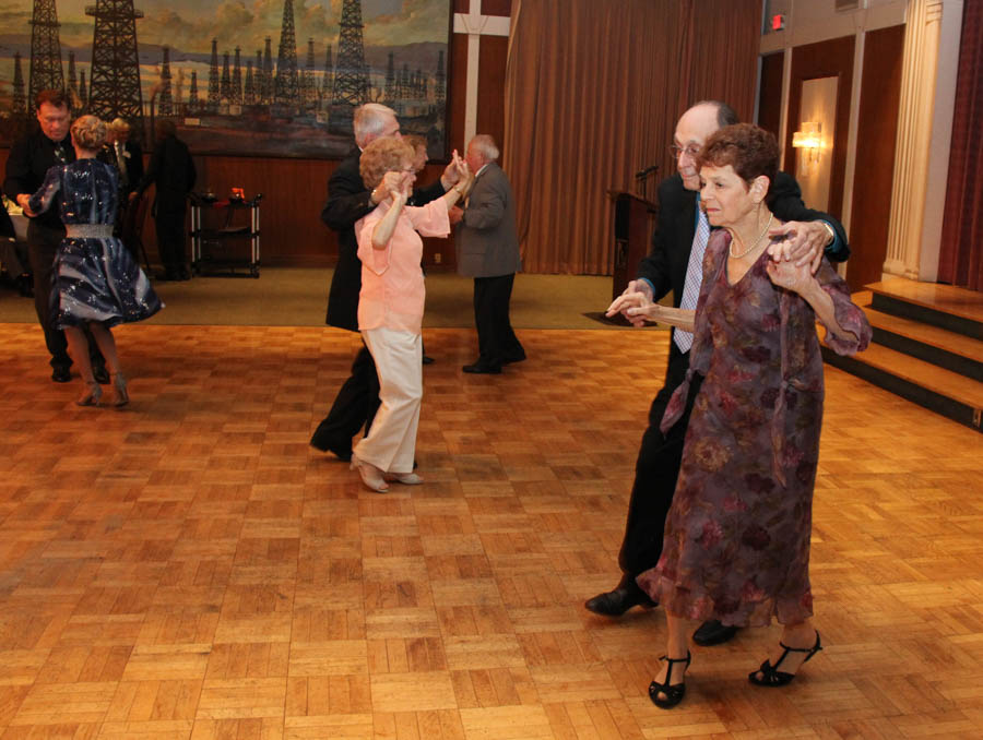 Post dinner dancing at the Topper's Dane Club, Petroleum Club, Long Beach California 11/16/2018