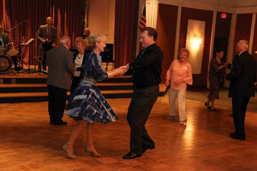 Post dinner dancing at the Topper's Dane Club, Petroleum Club, Long Beach California 11/16/2018