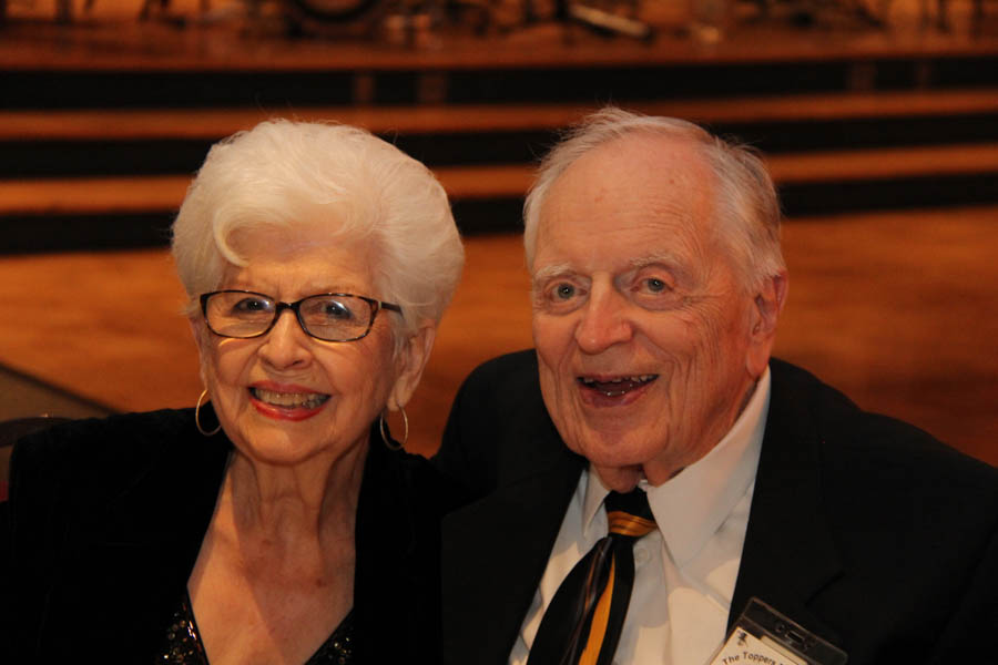 Dinner time at the Topper's November 2018 Dinner Dance