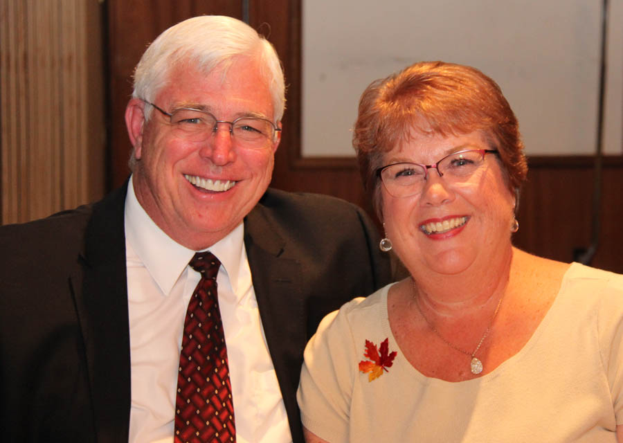 Dinner time at the Topper's November 2018 Dinner Dance