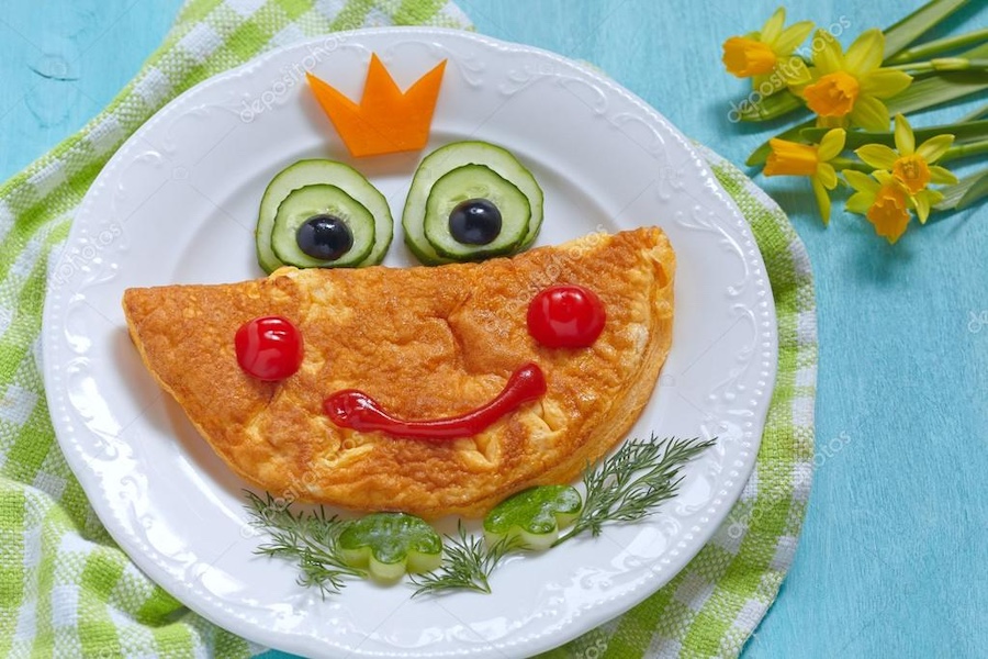 Cartoon omlete