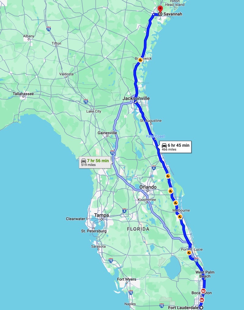 2024-04-16 Eight Hourts On The Froa From Ft. Lauderdale To Savannah