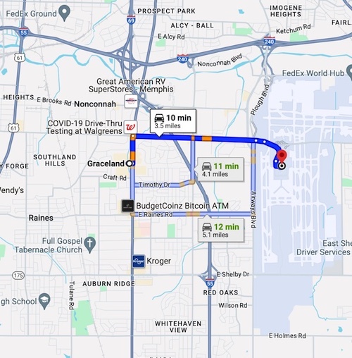 map-graceland-airport