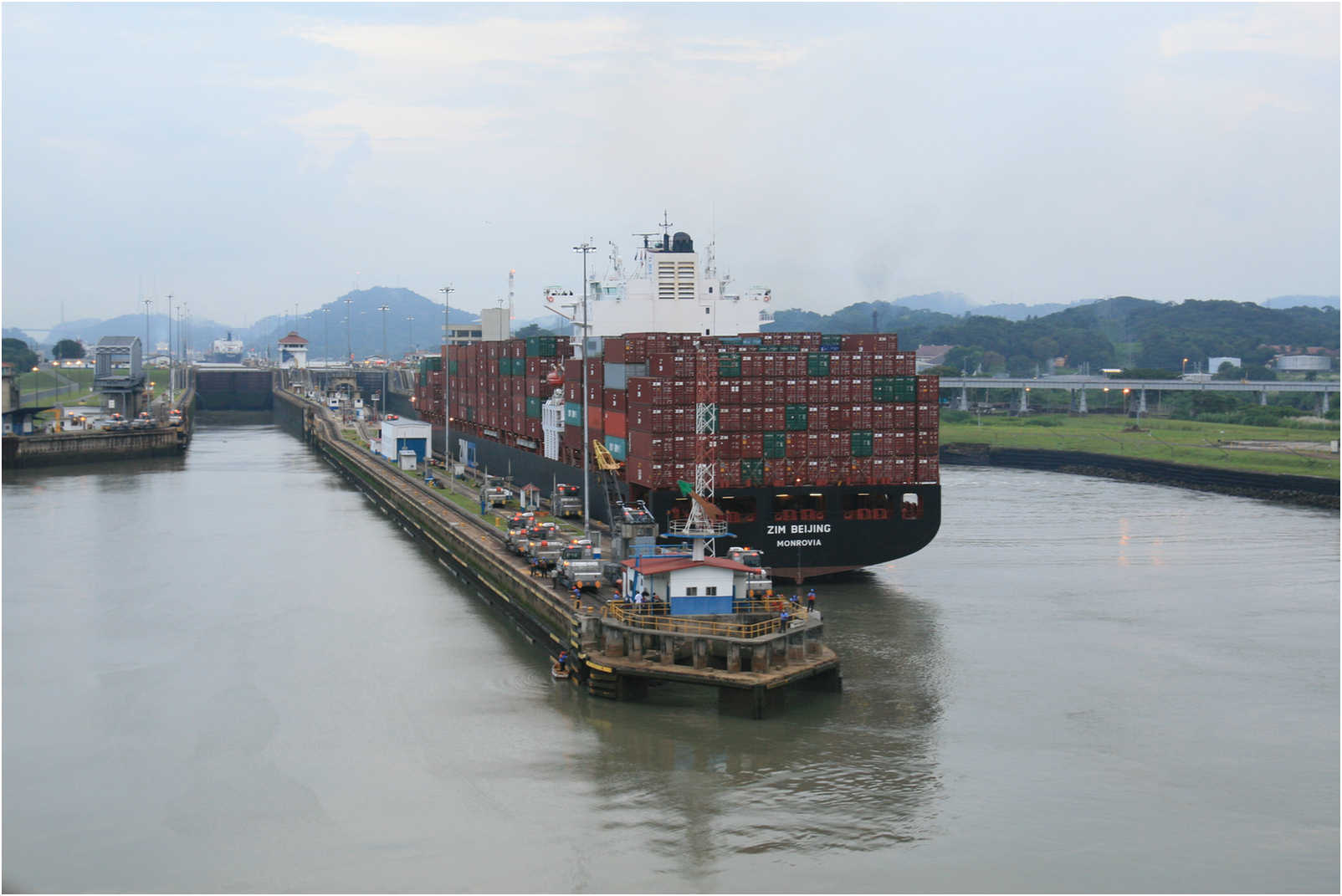 Entering The Panama Canal