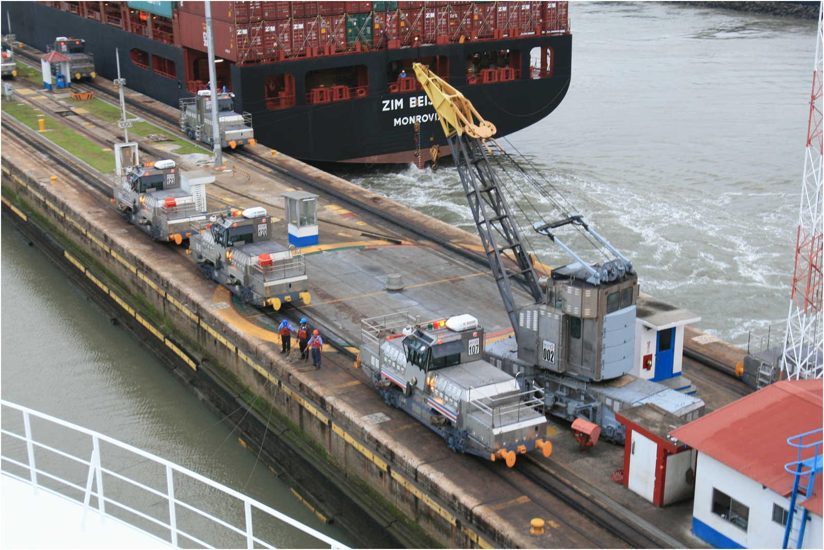 Entering The Panama Canal