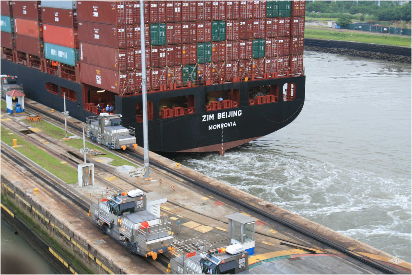 Entering The Panama Canal