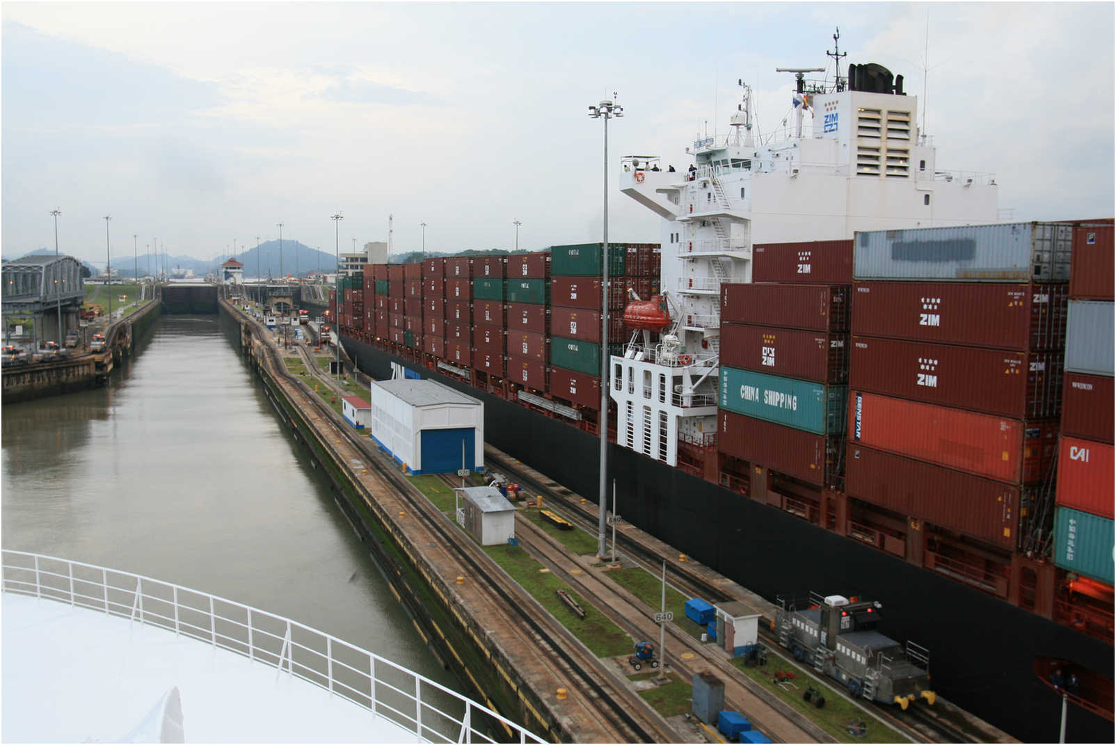 Entering The Panama Canal