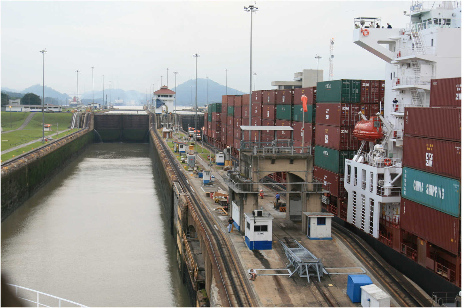 Entering The Panama Canal