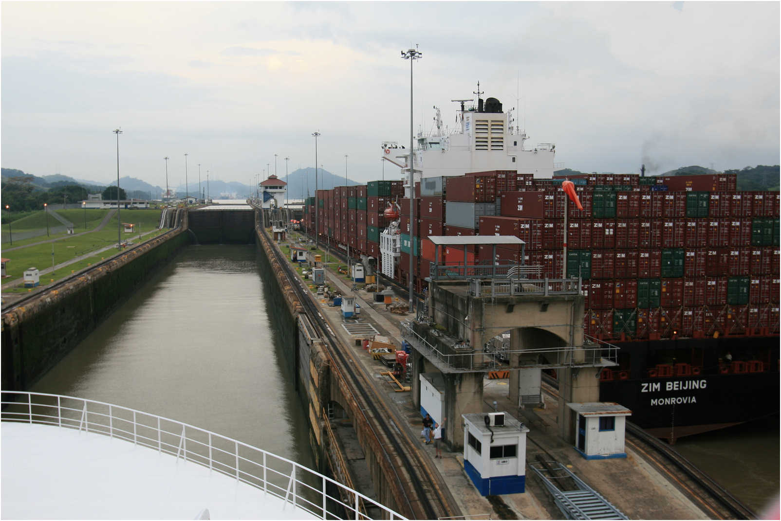 Entering The Panama Canal