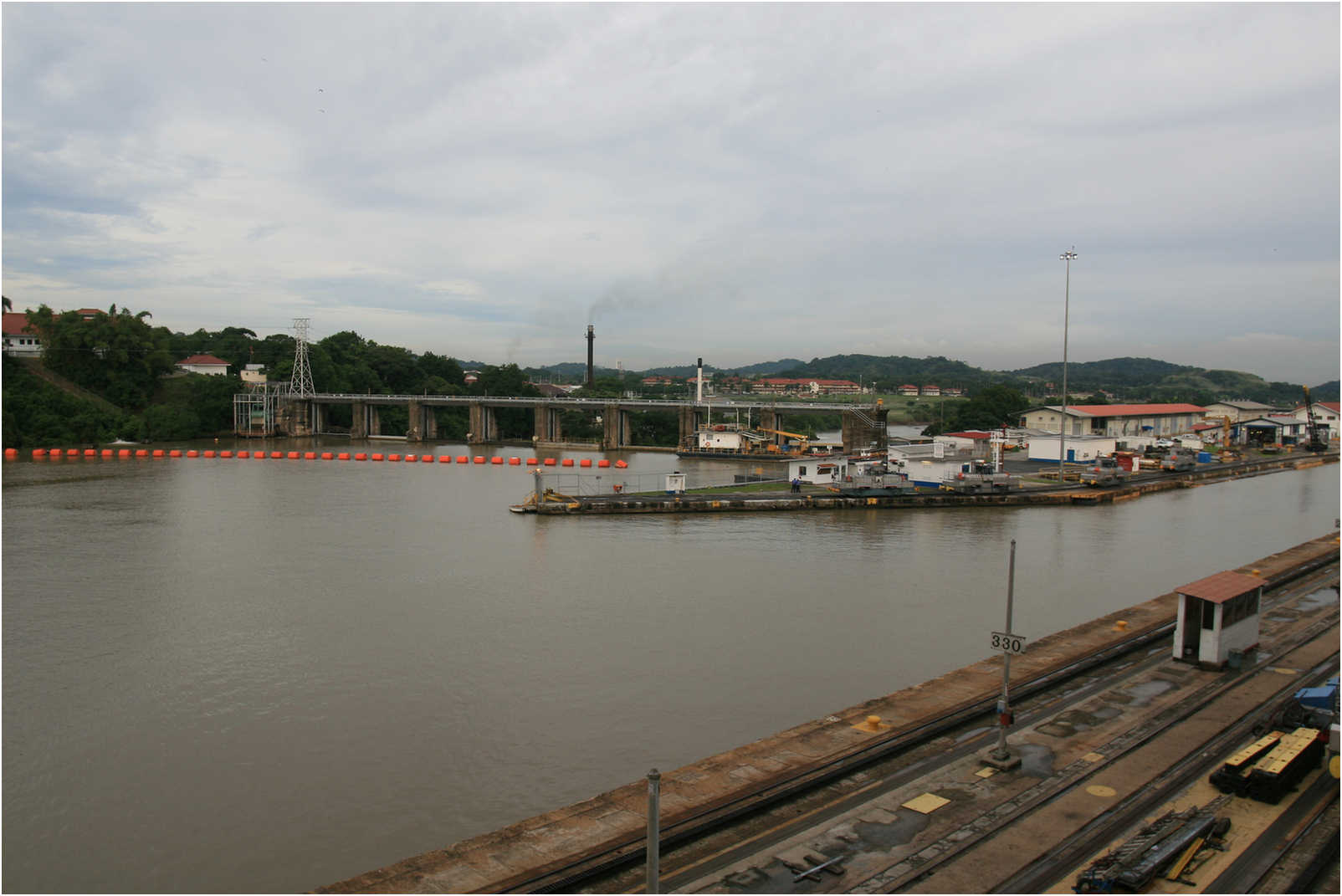 Leaving Lake Gatun