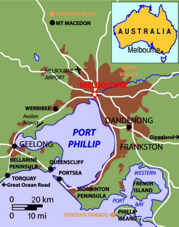 Melbourne MAp