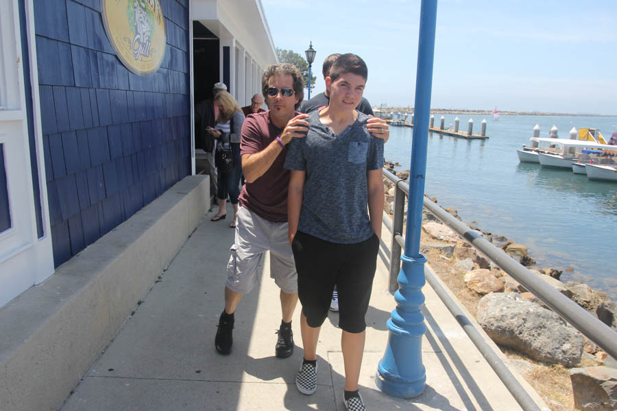 Water Taxi adventure to Long Beach Gladstones 7/2/2015