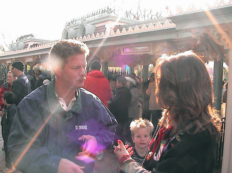 Disneyland Christmas Eve 2002