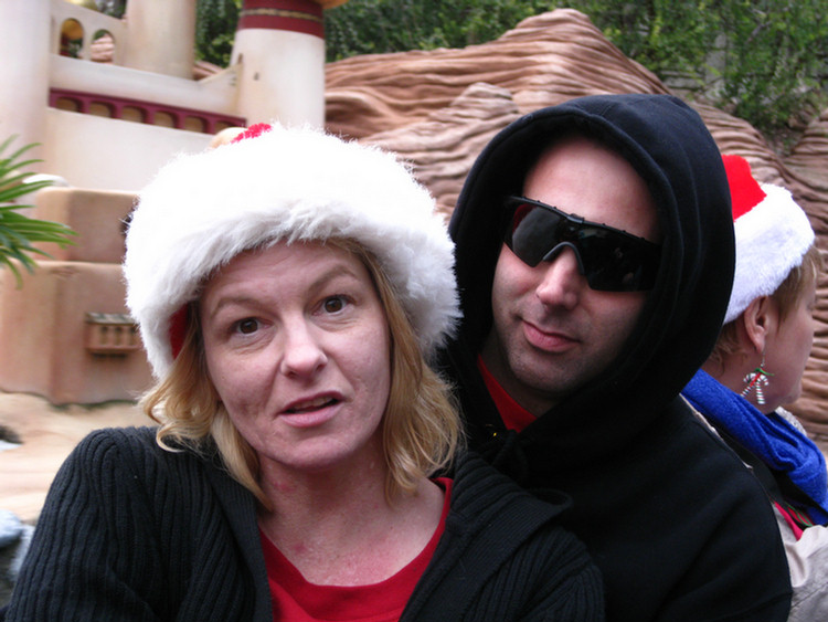Christmas Eve at Disneyland 2008