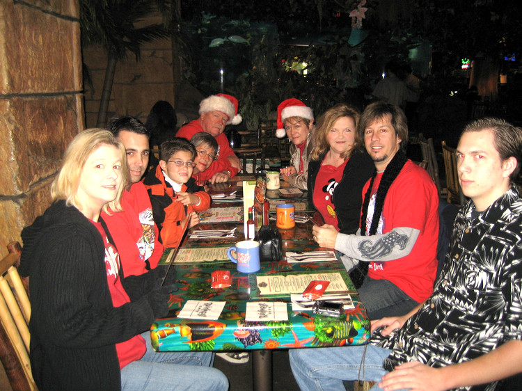 Christmas Eve 2008 at Disneyland