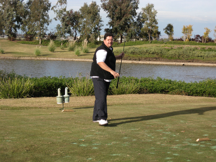 Golf in the winter in California