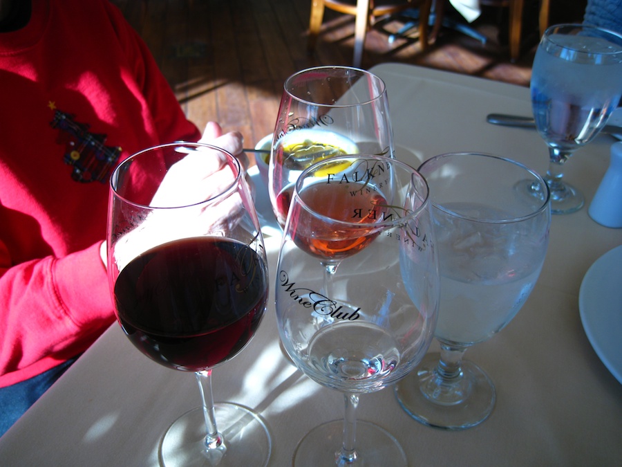 A visit to Falkner, Keyways, abd South Coast wineries in Temecula December 2012