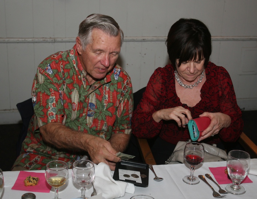 Dancing with friends at the Garden Grove Elks 12-22-2012