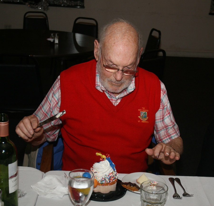 Dancing with friends at the Garden Grove Elks 12-22-2012