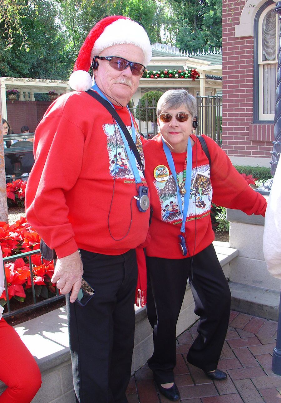 Christmas Eve 2014 at Disneyland with family and friends