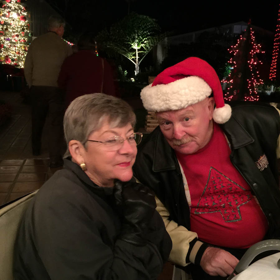 The Finch's and Liles enjoy 'Night Of A Thousnad Lights' at Sherman Gardens 12/8/2016