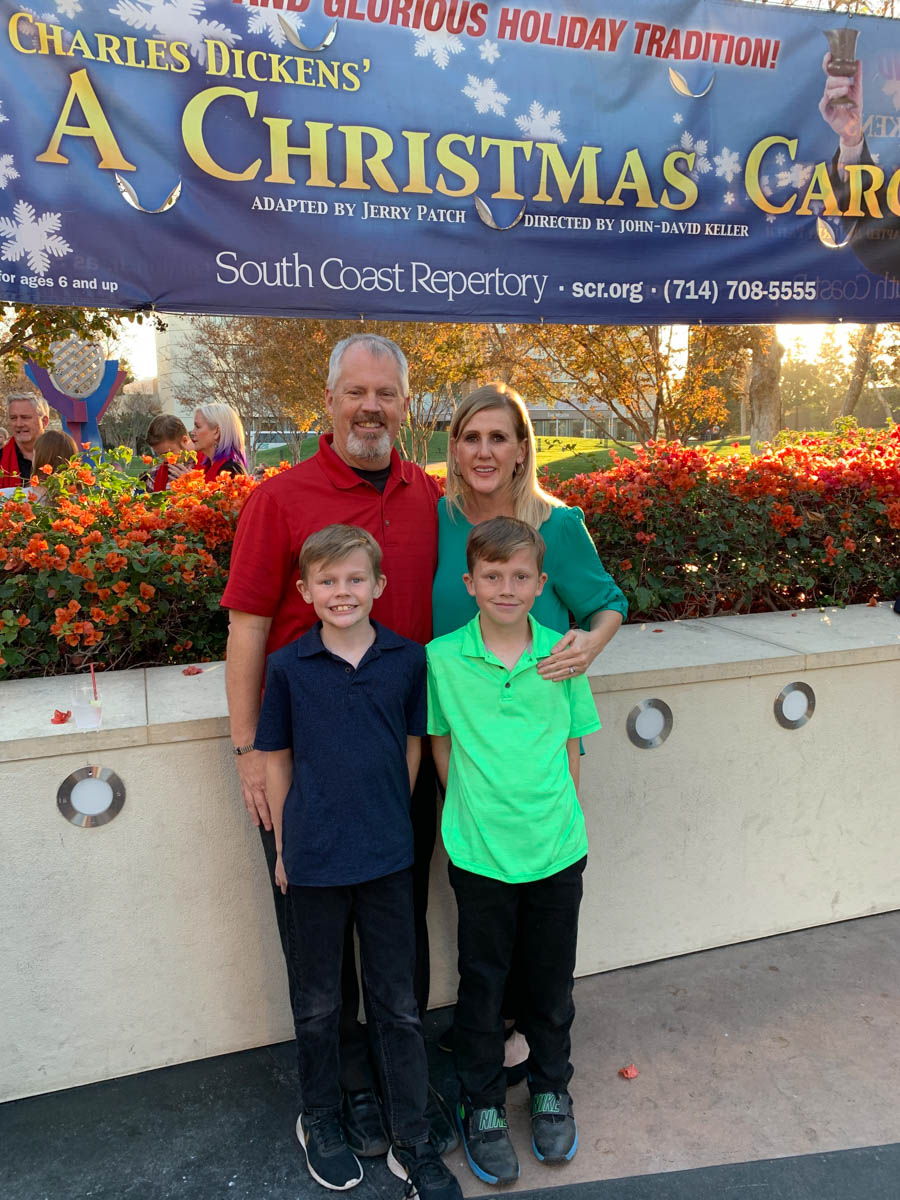 A Christmas Carol at South Coast Repertory December 15th 2018 With Family & Friends