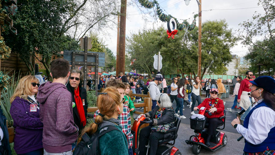 On the Disneyland Christmas Walking Tour 12/24/2019