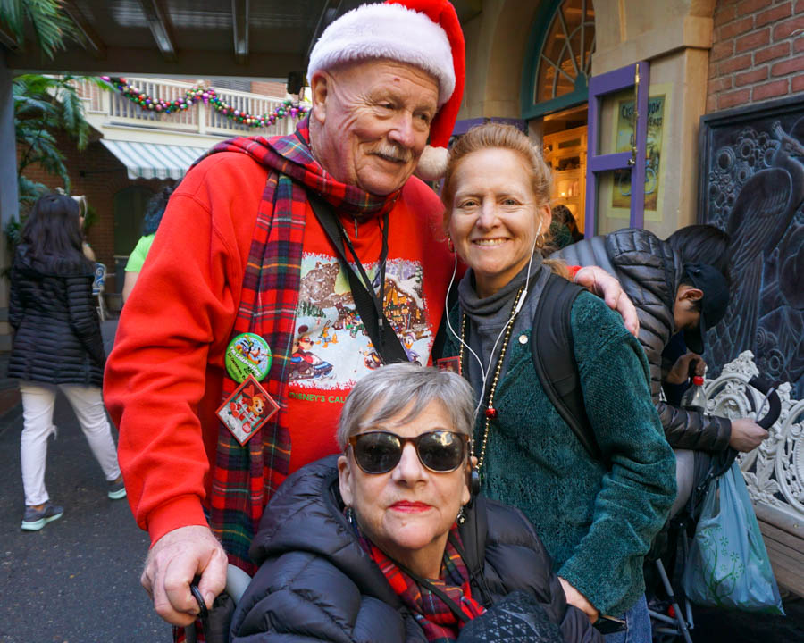 On the Disneyland Christmas Walking Tour 12/24/2019