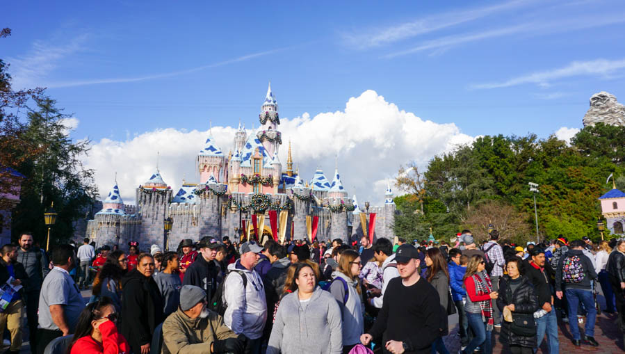 On the Disneyland Christmas Walking Tour 12/24/2019