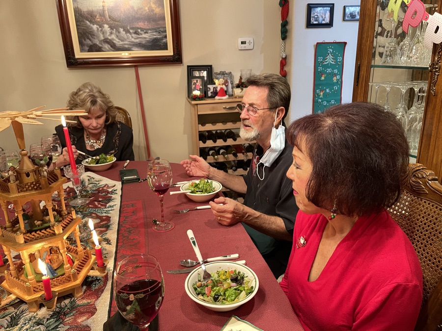 Christmas 2020 Dinner Party at Mary's Home