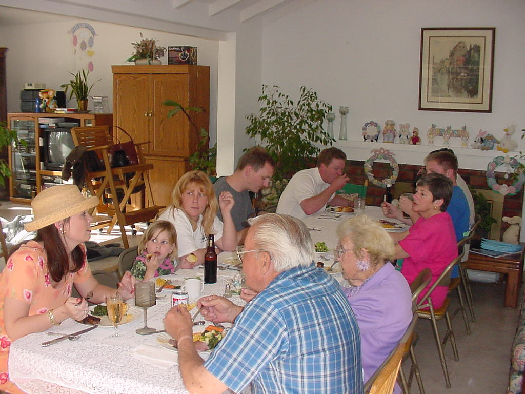 Easter 2001 With The Liles Family