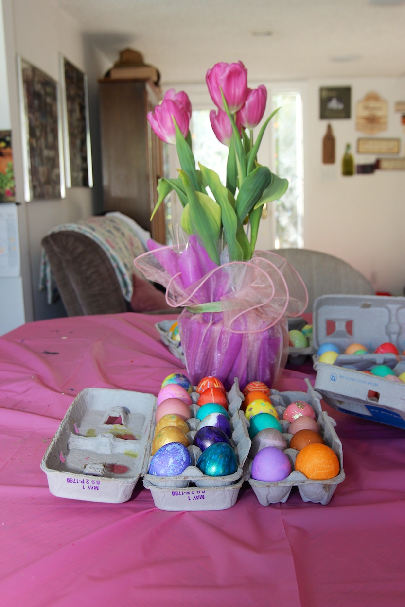 Decorating Easter Eggs April 19th 2014