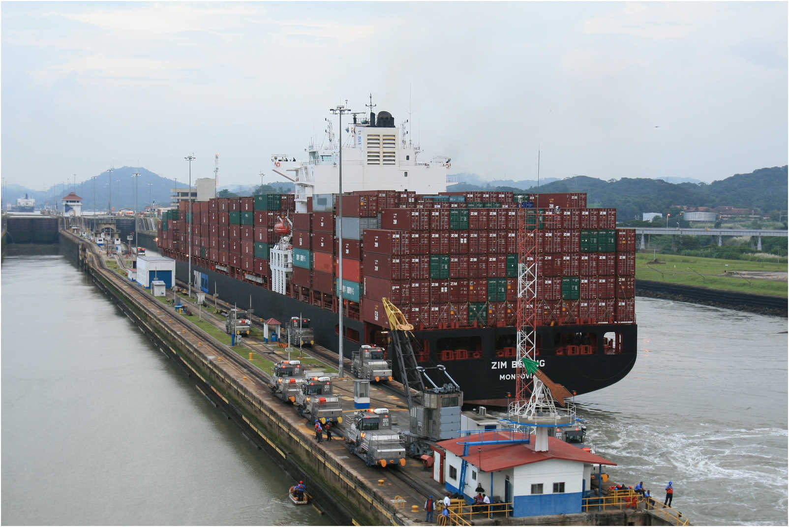 Entering The Panama Canal