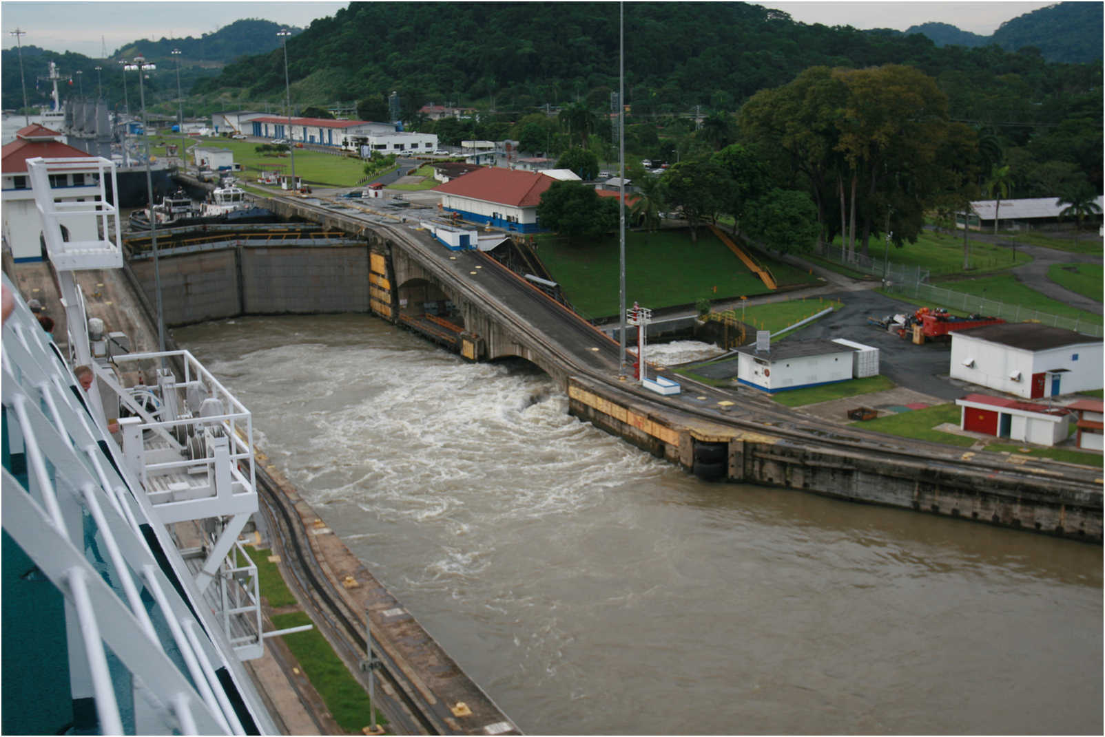 Leaving Lake Gatun