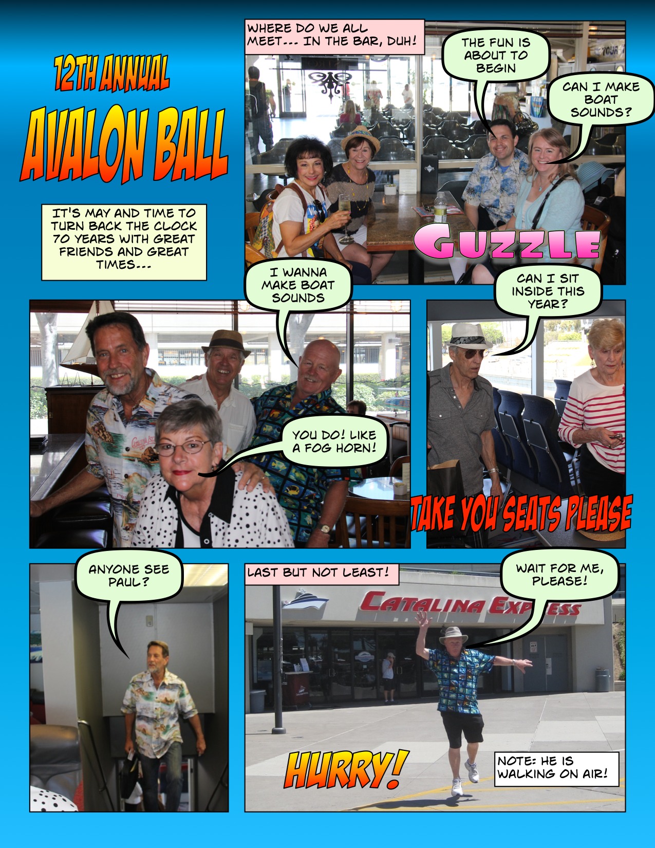 Comical view of the May 2014 Avalon Ball