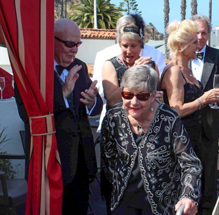 Ceremony visit on the patio