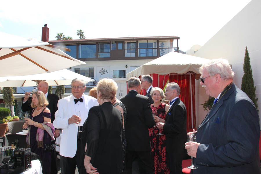 Ceremony visit on the patio