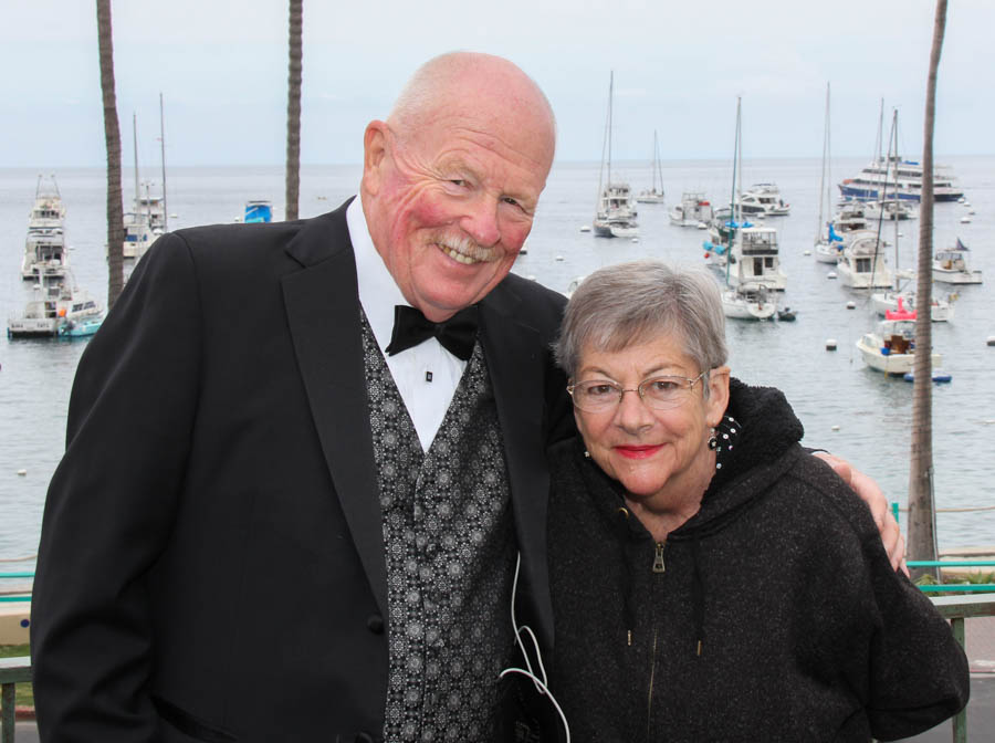 On the patio prior to dinner in Avalon 2018