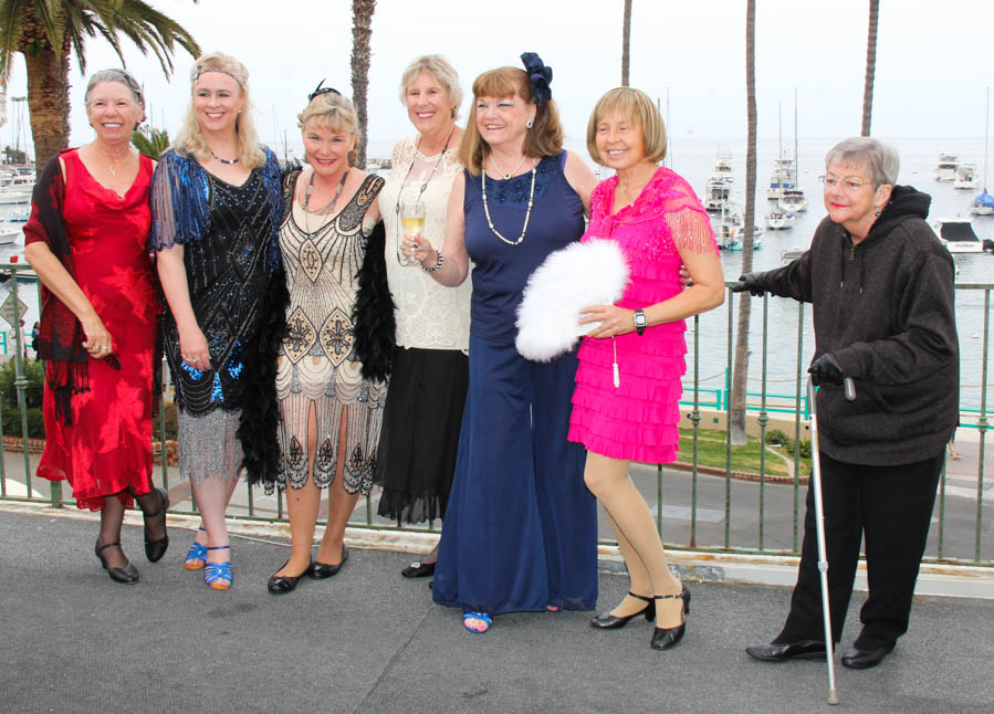 On the patio prior to dinner in Avalon 2018