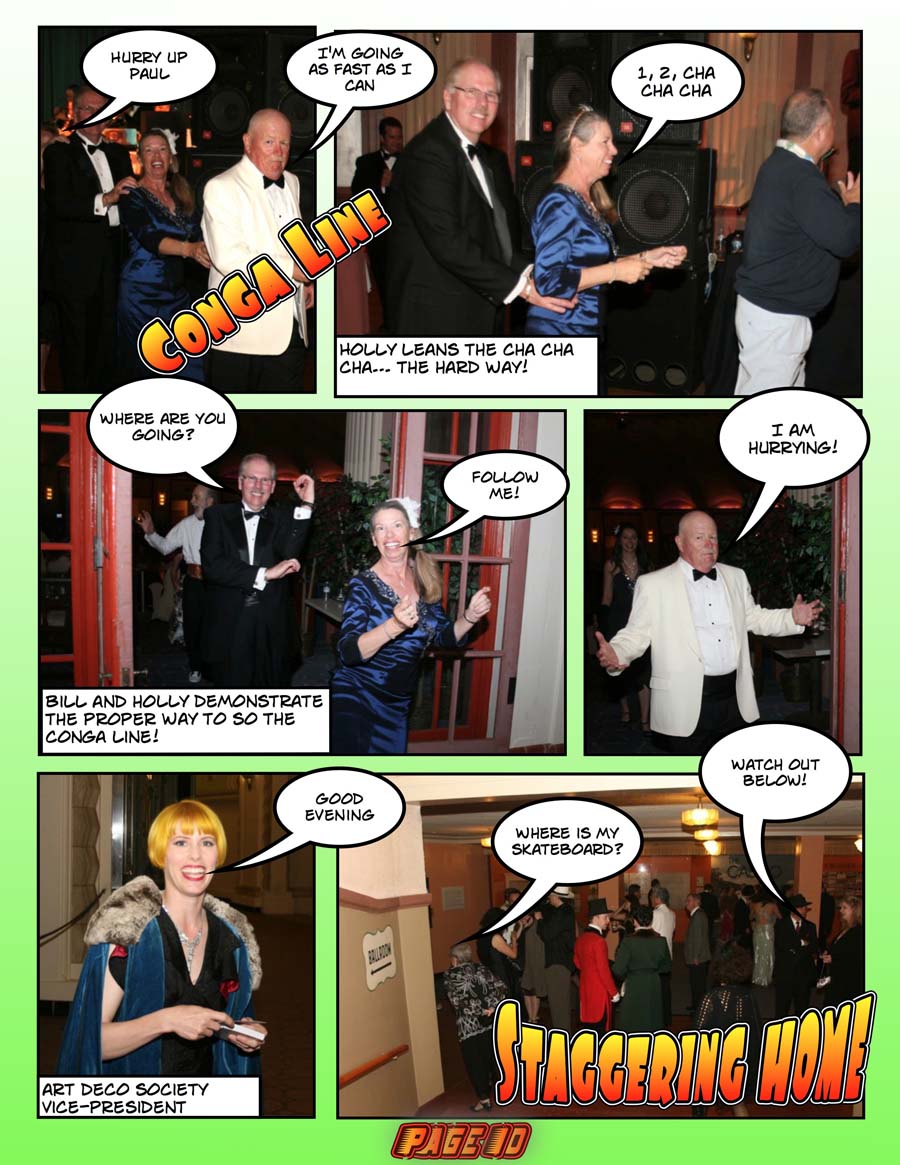 The Avalon BAll weekend in comic format