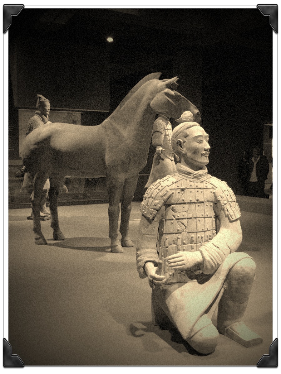 A visit to Bowers to see the Terracotta Army with Bunny November 2011