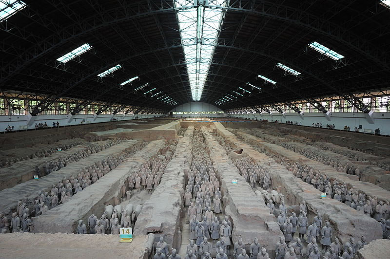 A visit to Bowers to see the Terracotta Army with Bunny November 2011
