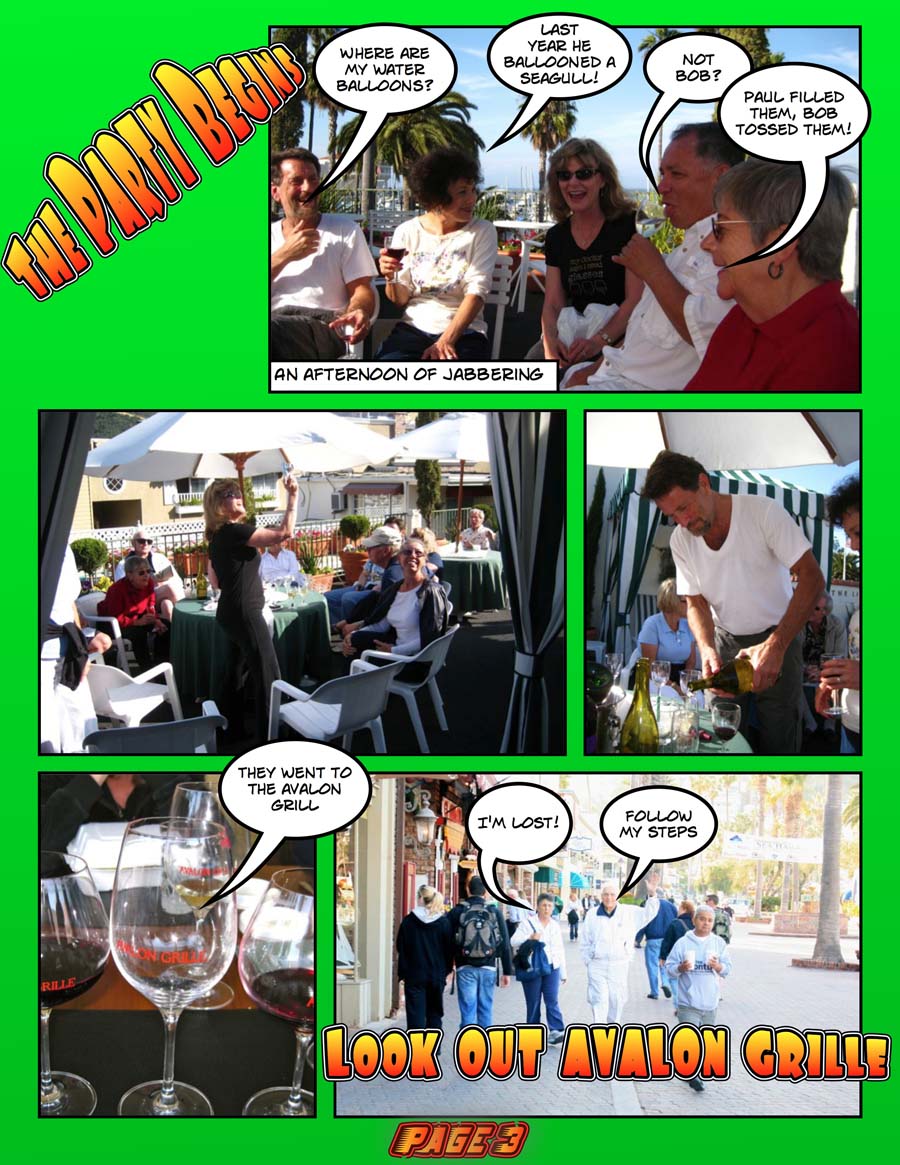 The Avalon BAll weekend in comic format