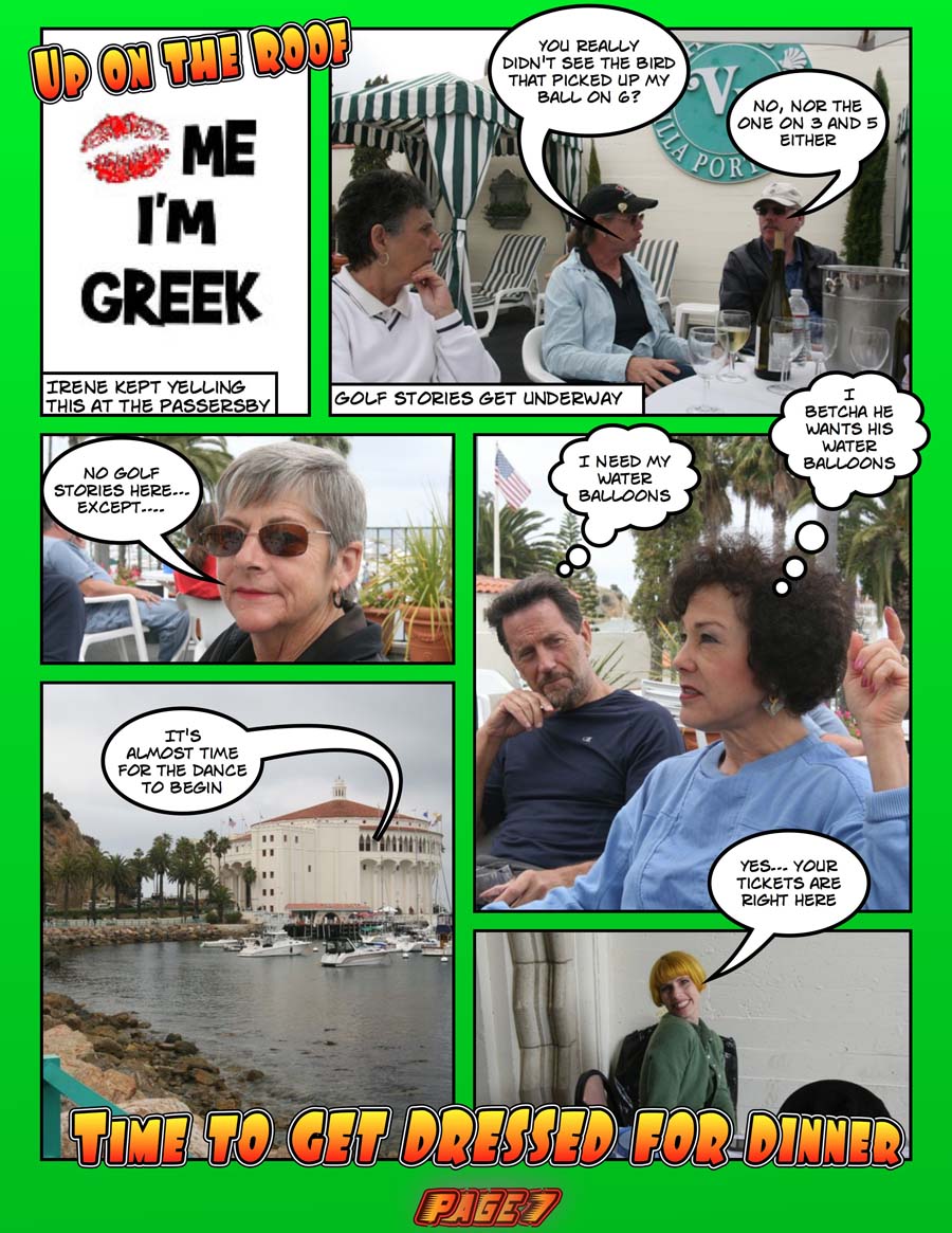 The Avalon BAll weekend in comic format