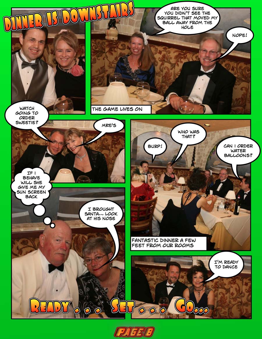 The Avalon BAll weekend in comic format