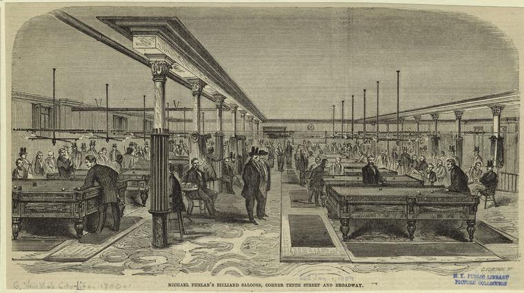 Billiards Saloon 1850