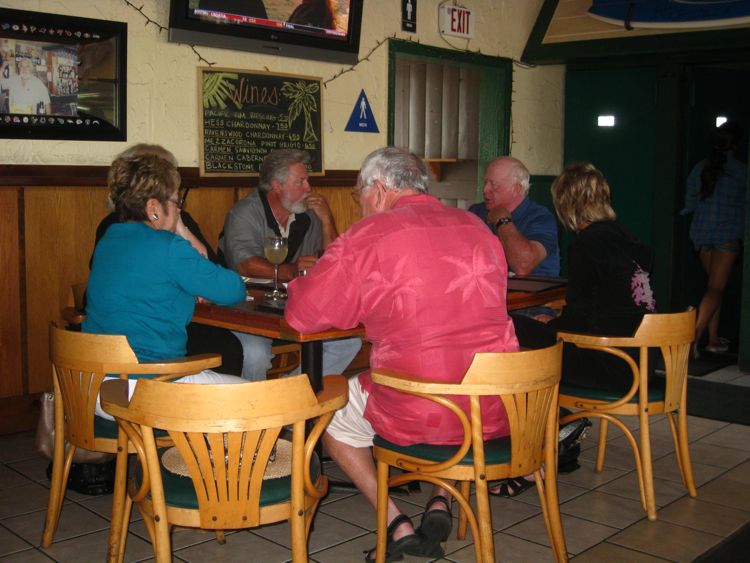 Dining at the Tidewater Tavern Del Mar 2010