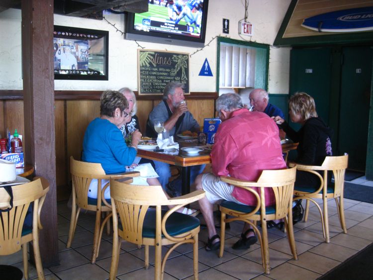Dining at the Tidewater Tavern Del Mar 2010