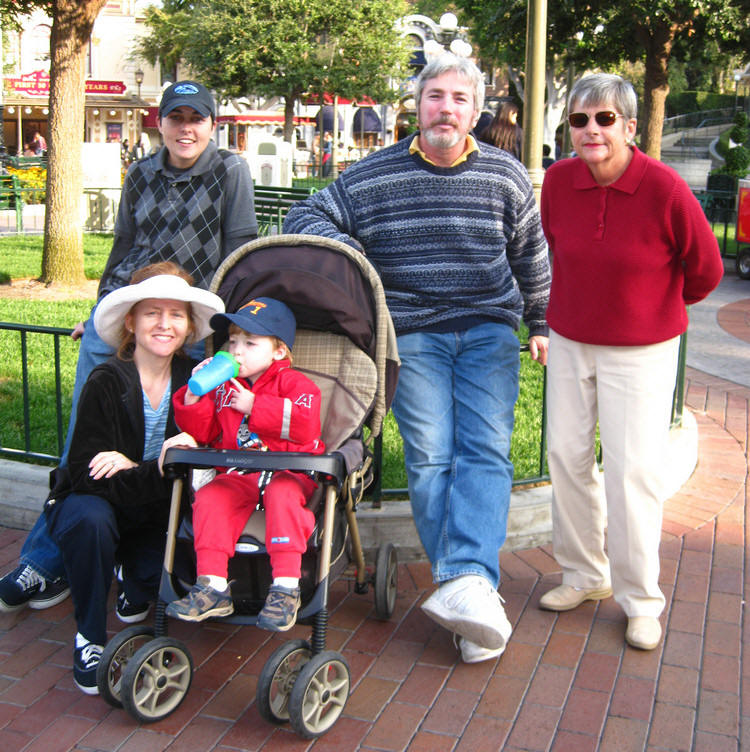 Theio's first visit to Disneyland