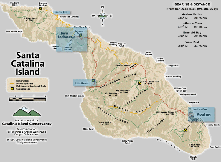 Catalina Map